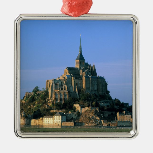 Mont St Michel, Manche, Normandy, France Metal Ornament (Front)