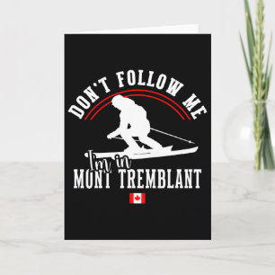 Mont Tremblant Canada Ski Resort Quebec Skiing Sou Card