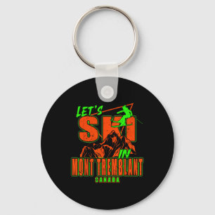 Mont Tremblant Canada Ski Resort Quebec Skiing Sou Key Ring