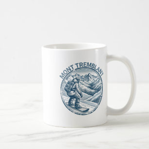 Mont Tremblant Canada Snowboarding Snowboarder Coffee Mug