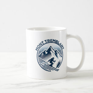 Mont tremblant canda ski resort winter skiing coffee mug