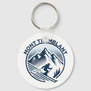 Mont tremblant canda ski resort winter skiing key ring
