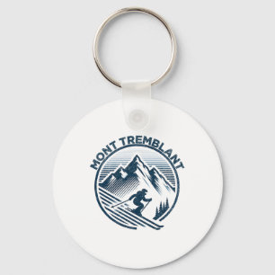 Mont Tremblant Canda Ski Resort Winter Skiing Queb Key Ring