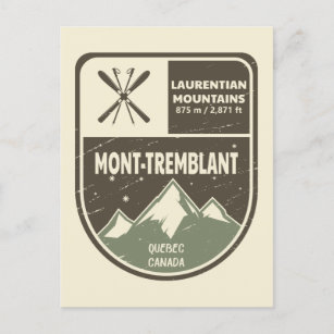 Mont-Tremblant Laurentian Mountains Canada  Postcard
