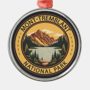 Mont-Tremblant National Park Canada Badge Metal Ornament