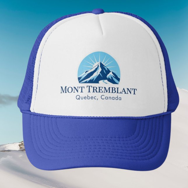 Mont Tremblant Quebec Canada ski resort Hat (Creator Uploaded)