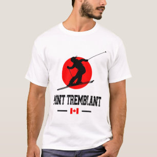 Mont Tremblant Québec Canada Ski Resort Skiing Sou T-Shirt