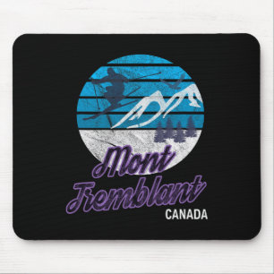 Mont-tremblant Quebec Canada Ski Resort Snowboardi Mouse Pad