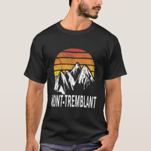 Mont-Tremblant Quebec Canada Ski Resort Snowboardi T-Shirt
