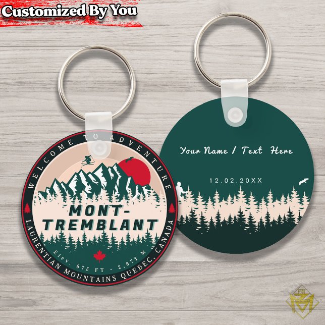 Mont-Tremblant Quebec Laurentian Mountains Canada Key Ring (Creator Uploaded)