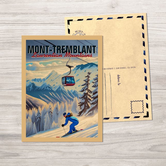 Mont-Tremblant Quebec Laurentian Mountains Canada  Postcard (Creator Uploaded)
