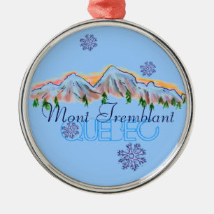 Mont Tremblant Quebec mountain ornament
