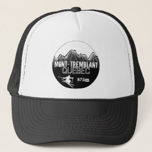 Mont Tremblant Quebec ski black white hat