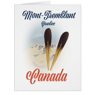 Mont-Tremblant Québec Ski poster.