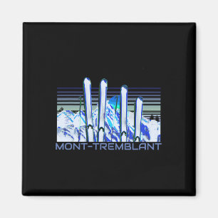 Mont-tremblant Ski Accessories Retro Mont-tremblan Magnet