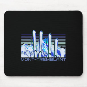 Mont-tremblant Ski Accessories Retro Mont-tremblan Mouse Pad