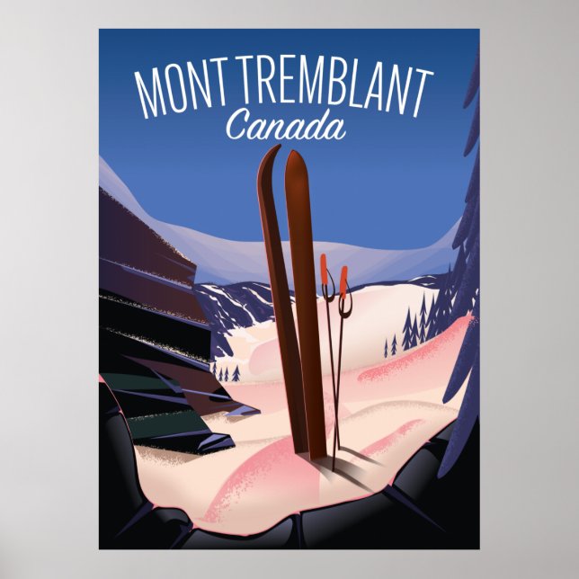 Mont Tremblant Ski Canada Poster (Front)
