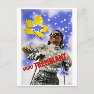 "Mont Tremblant" Vintage Travel Postcard