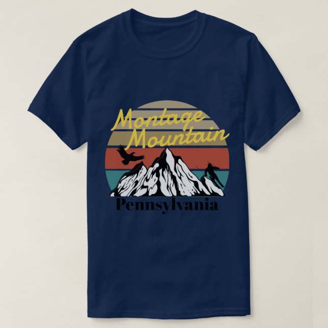 Montage Mountain ski Pennsylvania 1 T-Shirt (Design Front)