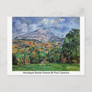 Montagne Sainte-Victoire By Paul Cezanne Postcard