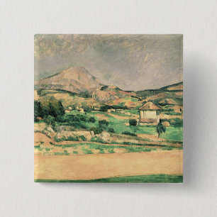 Montagne Sainte-Victoire, c.1882-85 15 Cm Square Badge
