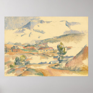 Montagne Sainte-Victoire - Paul Cézanne Fine Art Poster