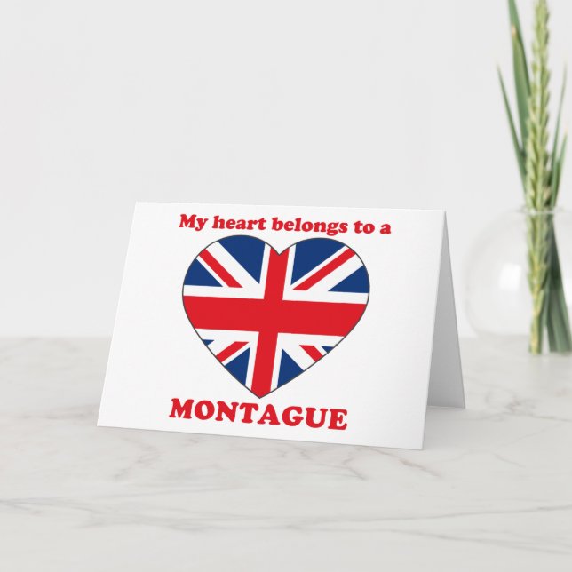 Montague Holiday Card (Front)