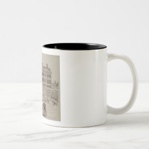 Montague House, now the British Museum, 1813 (engr Two-Tone Coffee Mug