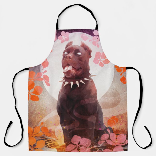 Montague & Strong - Peaches the hellhound - Apron (Front)