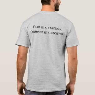 Montague & Strong - SHIELDBEARER Quote on the back T-Shirt