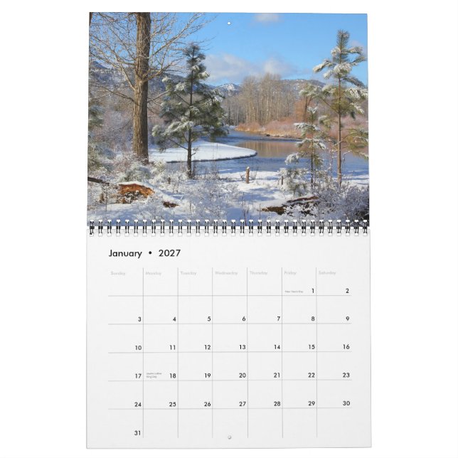 Montana 2013 Calendar (Jan 2027)