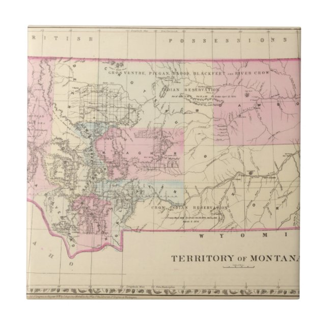 Montana 2 ceramic tile (Front)