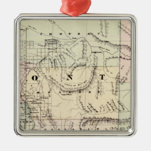 Montana 2 metal ornament