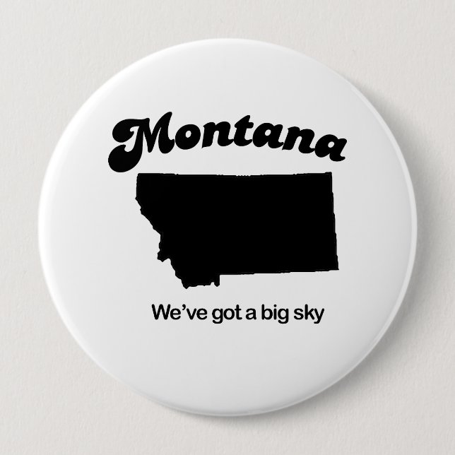 Montana - Big sky 10 Cm Round Badge (Front)