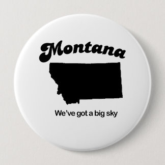 Montana - Big sky 10 Cm Round Badge