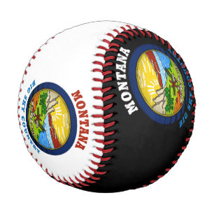 MONTANA BIG SKY STATE FLAG BASEBALL