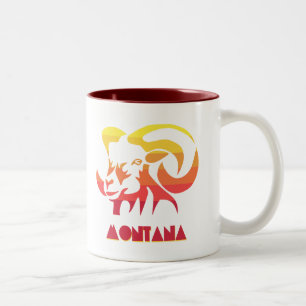 Montana Bighorn Two-Tone Coffee Mug
