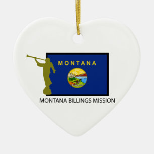 MONTANA BILLINGS MISSION LDS CTR CERAMIC ORNAMENT