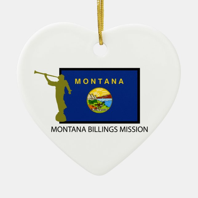 MONTANA BILLINGS MISSION LDS CTR CERAMIC ORNAMENT (Front)