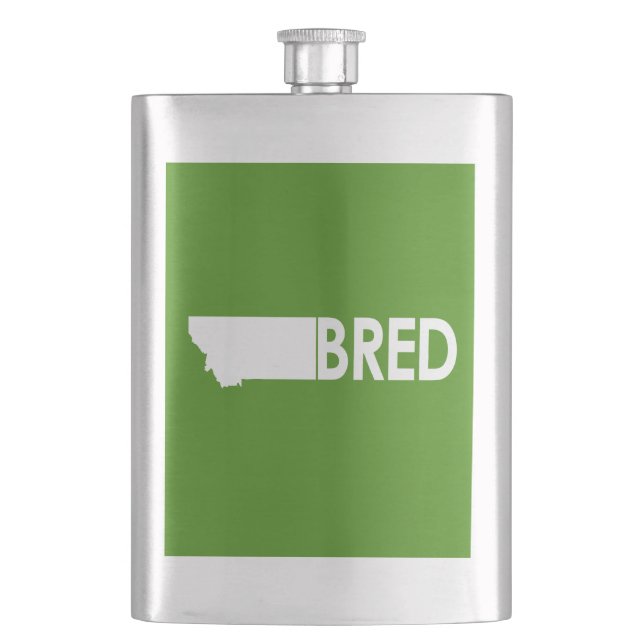 Montana Bred Hip Flask (Front)