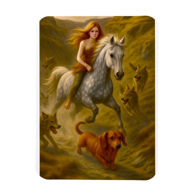 Montana Coulees Nellie and Charlie Magnet (Vertical)