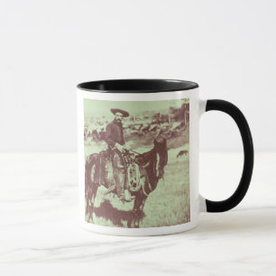 Montana Cowboy, c.1880 (b/w photo) Mug