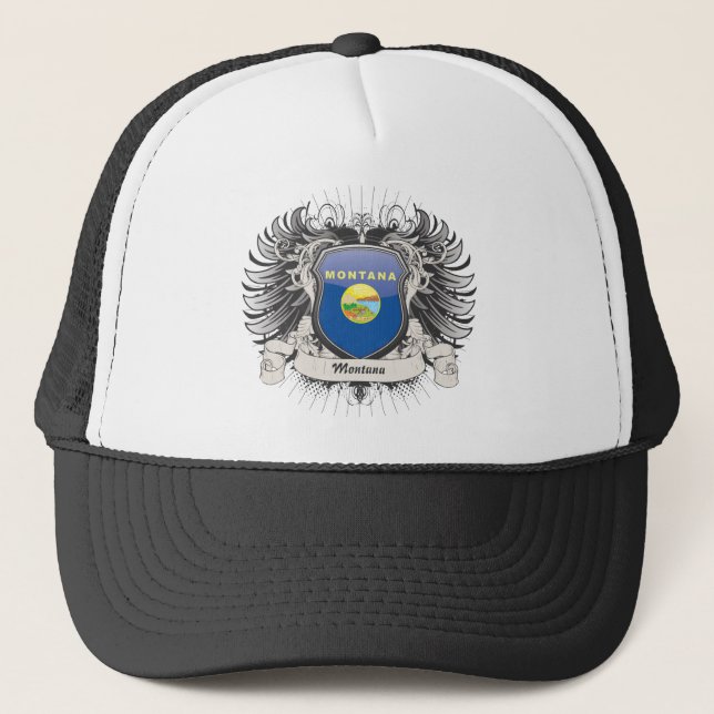 Montana Crest Trucker Hat (Front)