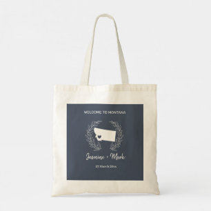 Montana Destination Wedding Welcome  Tote Bag