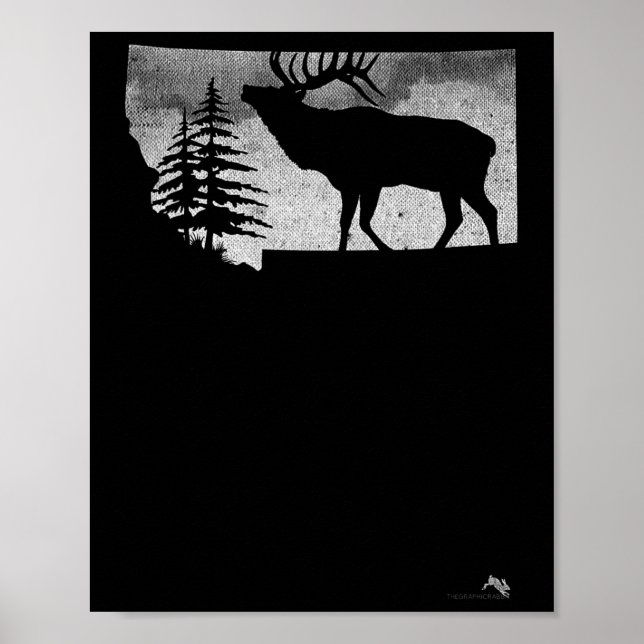 Montana Elk Hunter  Poster (Front)