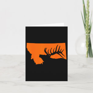 Montana Elk Hunting Card