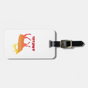 Montana Elk Luggage Tag