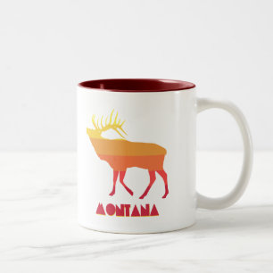 Montana Elk Two-Tone Coffee Mug