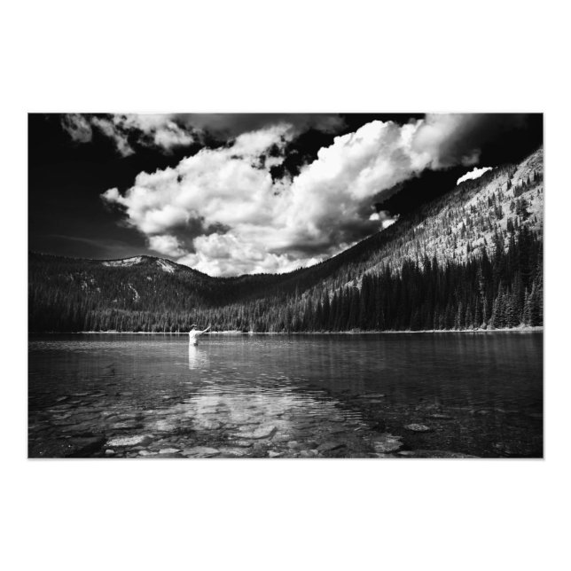 Montana Fisherman Photo Print (Front)