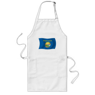 Montana Flag Apron